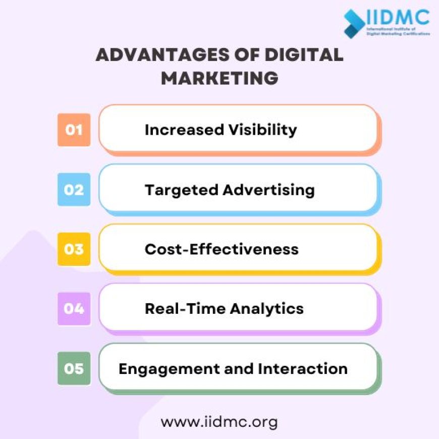 Advantages of Digital Marketing