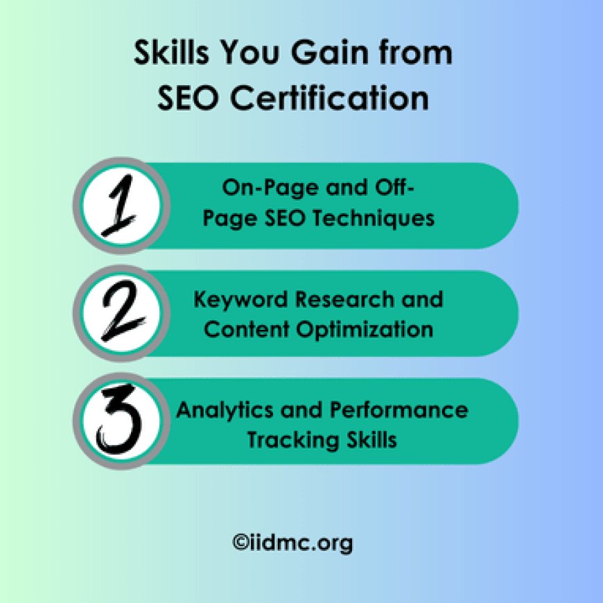 Skills You Gain from SEO Certification